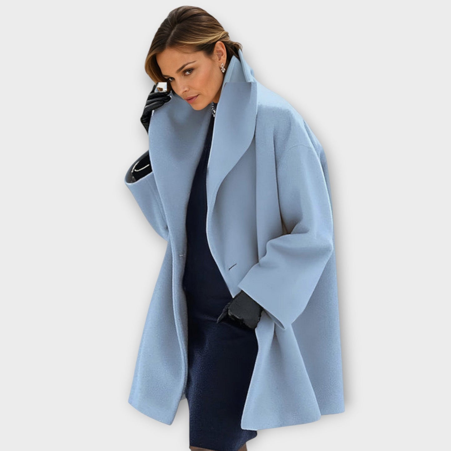 Manteau Sharon Élégant En Laine