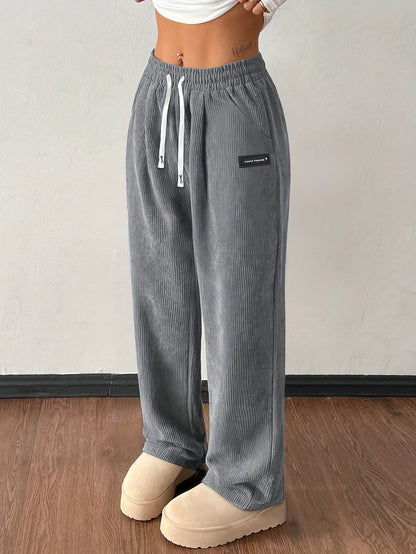 Pantalon Shaina En Velours Côtelé