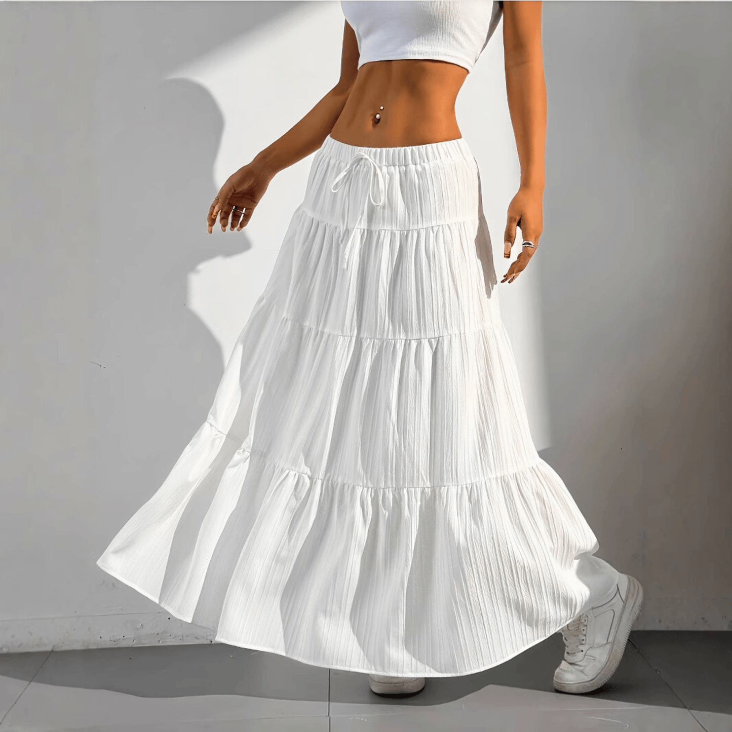 Jupe Karina Longue En Coton