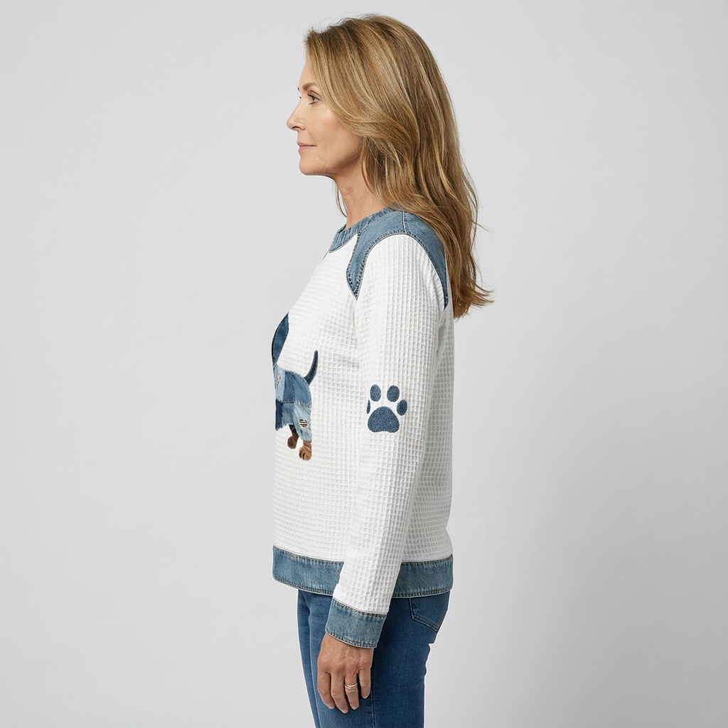 Pull Leina En Coton & Denim