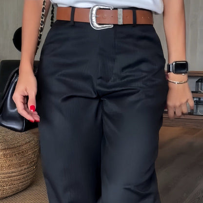 Pantalon Julia Élégant À Rayures