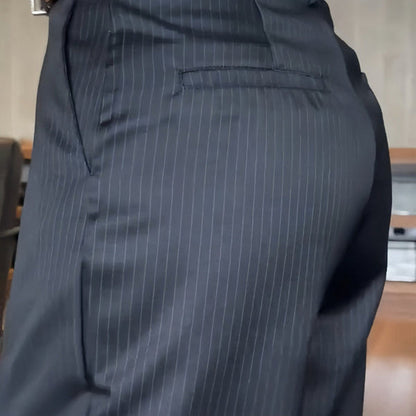 Pantalon Julia Élégant À Rayures