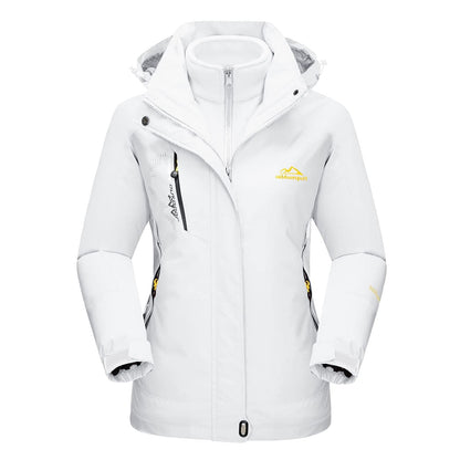 Manteau 3-en-1 Imperméable Avec Doublure En Polaire