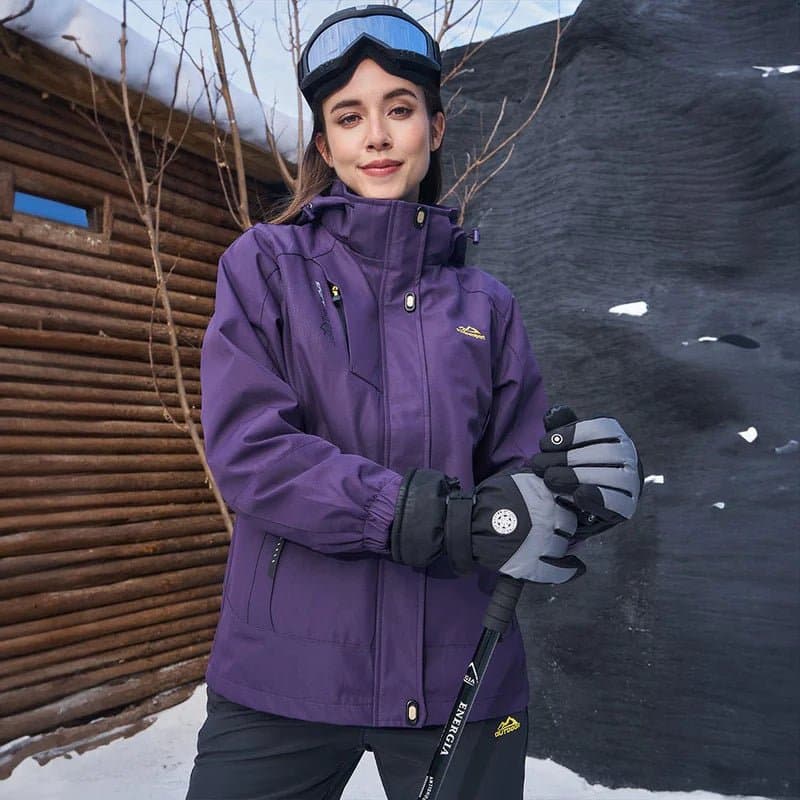 Manteau 3-en-1 Imperméable Avec Doublure En Polaire